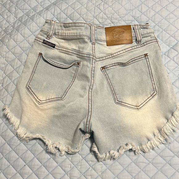 REFUGE DENIM | Bleached Denim Shorts - Picture 2 of 2